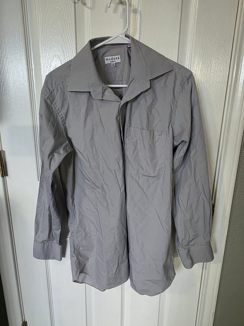 Modena Men's Lightweight Gray Shirt Jacket